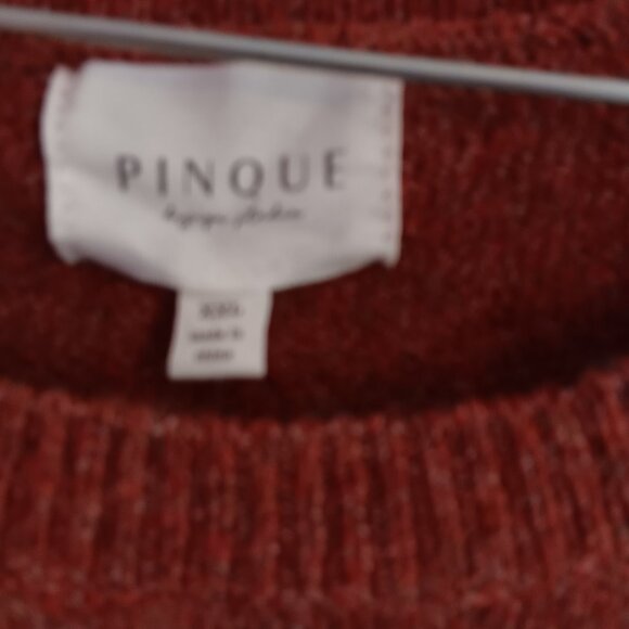 Pinque Women's Gina Crew Neck Fall Color Block Sweater XXL NWT - Picture 3 of 6